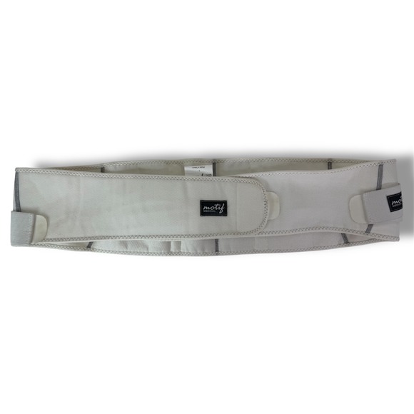 Motif Medical Maternity Support Band Women's Large Belly‎ Back Brace White - Picture 1 of 7